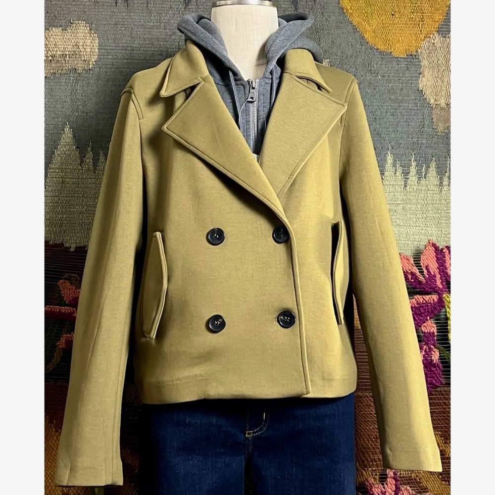 Anthropologie Maeve Twofer Peacoat L